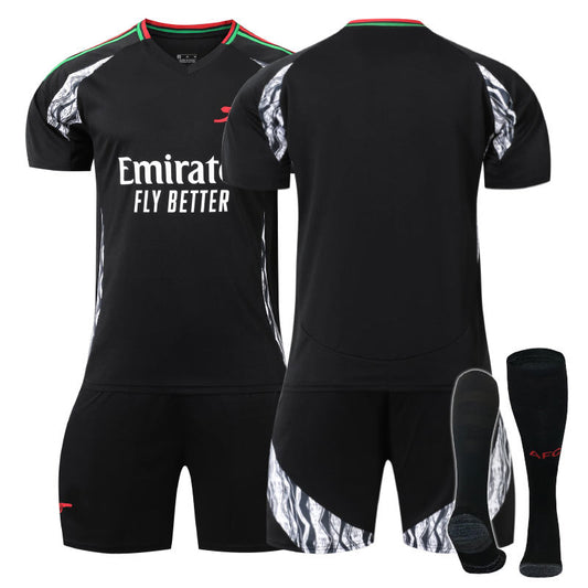 Beakey Arsenal F.C. 24/25 Away Soccer Jersey for Kids Adult 3 Pcs Outfits