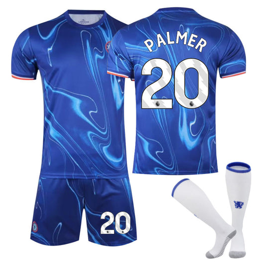 Beakey Chelsea Home PALMER #20 Soccer Jersey for Kids Adult 3 Pcs Outfits