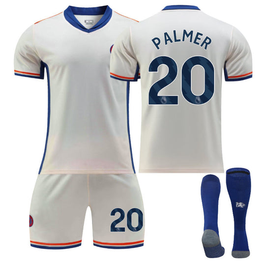 Beakey Chelsea Away PALMER #20 Soccer Jersey for Kids Adult 3 Pcs Outfits