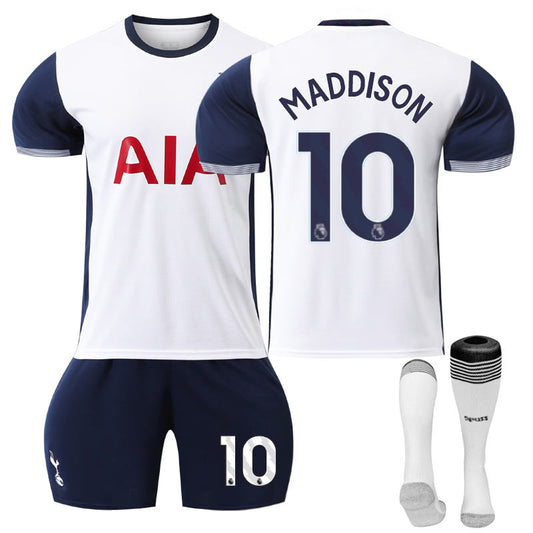 Beakey Spurs Home MADDISON #10 Soccer Jersey for Kids Adult 3 Pcs Outfits