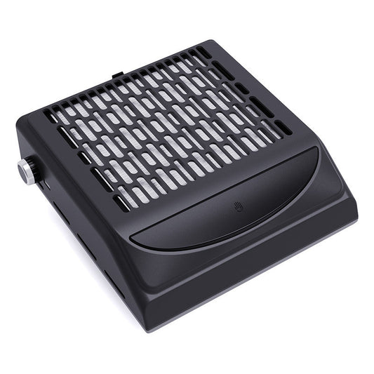 Beakey Nail Dust Collector Machine Electric Nail Dust Extractor with Adjustable Switches for Home or Salon Manicure Tool-Black