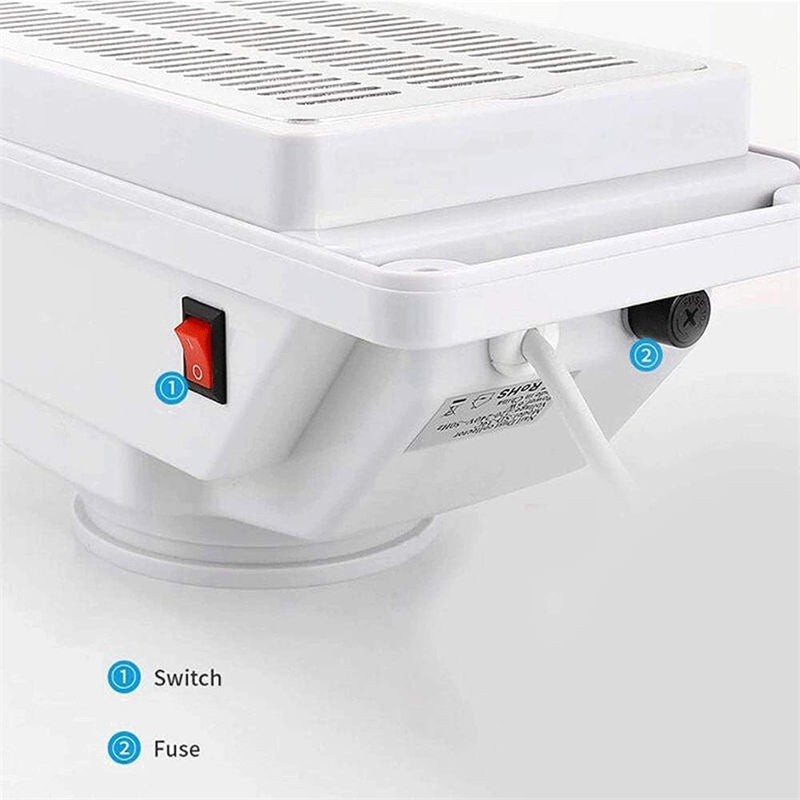 Beakey Nail Dust Collector Low Noise for Acrylic Gel Salon Home Use