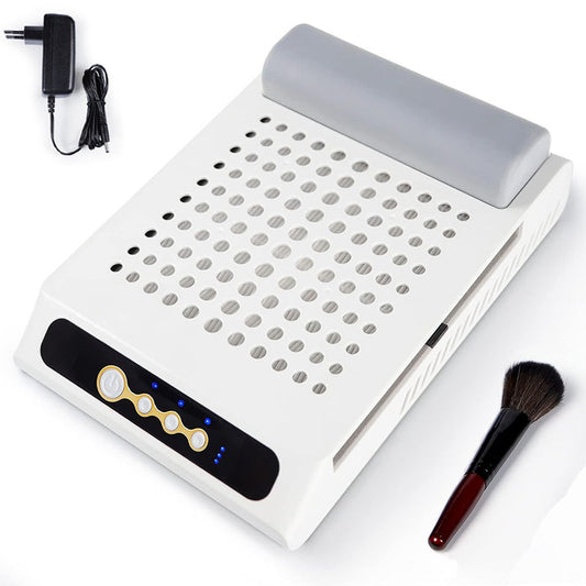 Beakey Rechargeable Nail Dust Collector 70W with Reusable Filters for Salon Use