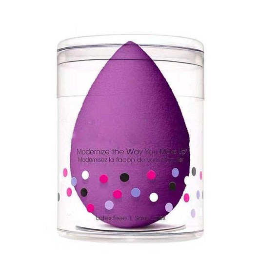 Beakey Makeup Sponge Super-Soft Foam Washable Easily Blends Foundations-Purple