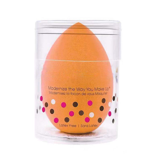 Beakey Makeup Sponge Super-Soft Foam Washable Easily Blends Foundations-Orange
