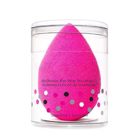 Beakey Makeup Sponge Super-Soft Foam Washable Easily Blends Foundations-Rose Red