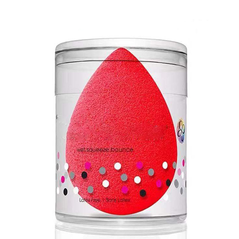 Beakey Makeup Sponge Super-Soft Foam Washable Easily Blends Foundations-Red