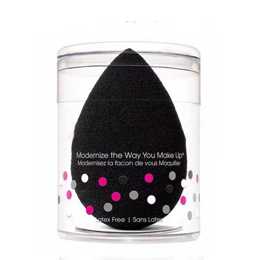Beakey Makeup Sponge Super-Soft Foam Washable Easily Blends Foundations-Black