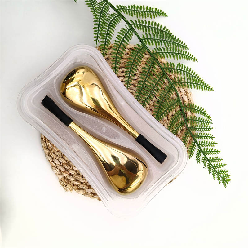 Beakey Ice Globes Facial Skin Care Tools for Women Face Eyes with Storage Case-Gold