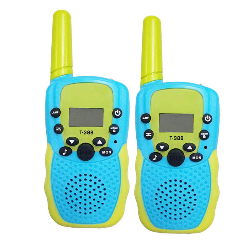 Beakey 2 Pack Walkie Talkies Kid Toy Long Range Handheld Radio Game Gifts-Blue
