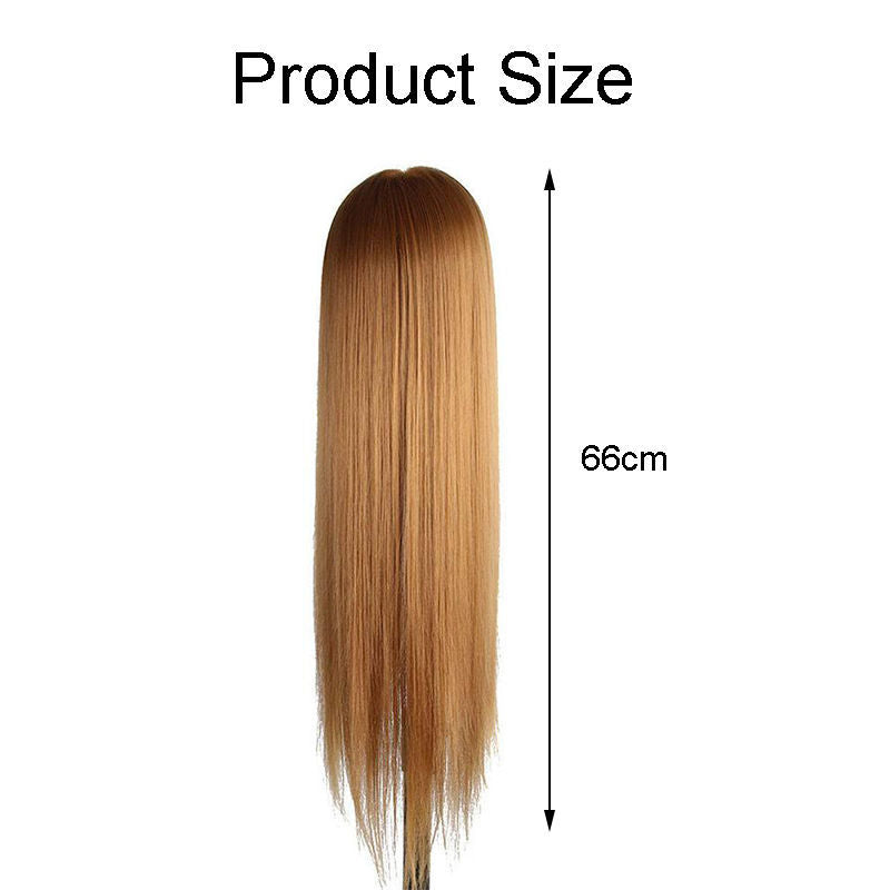 Beakey Mannequin Head with Clamp + Hairstyling Accessories Set for Hairdresser Practice