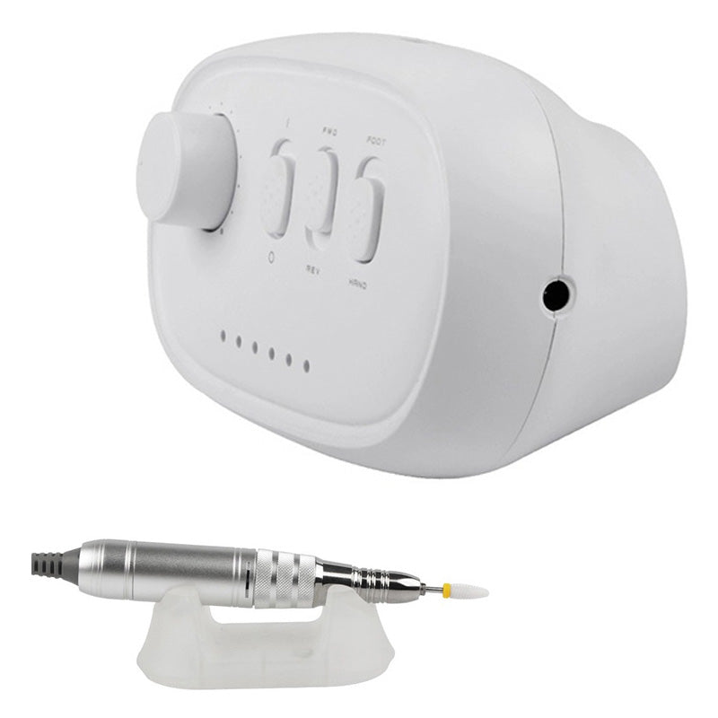 Beakey Electric Nail Drill Kit Manicure Pen Polisher-White