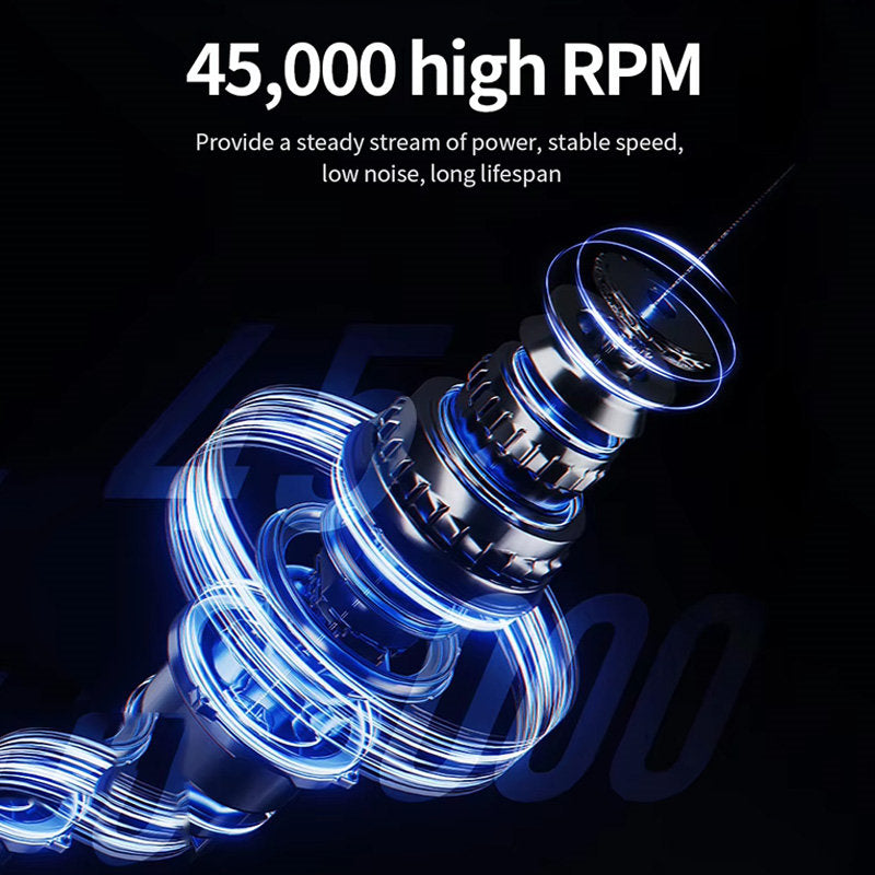 Beakey Cordless Electric Nail Drill 45000RPM Portable Diamond E-File for Salon Personal Use