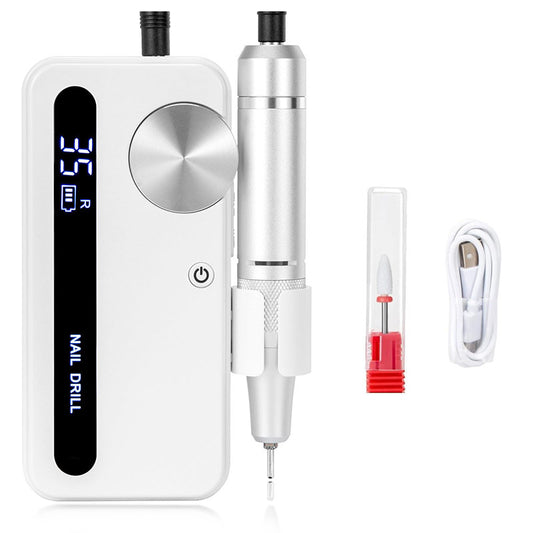 Beakey Electric Nail Drill Kit 35000RPM Pro Drill Nail E File Manicure Pedicure Polishing Tool-White