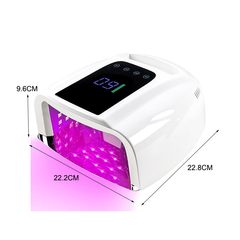 Beakey UV LED Nail Lamp Auto Sensor Gel Nail Dryer for Home Salon DIY Manicure-White