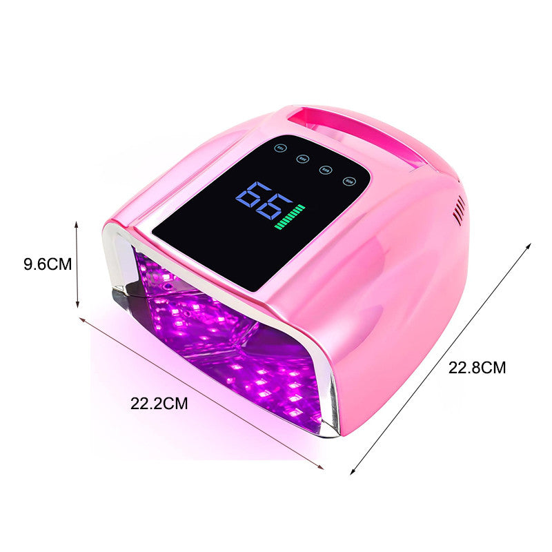 Beakey UV LED Nail Lamp Auto Sensor Gel Nail Dryer for Home Salon DIY Manicure-Pink