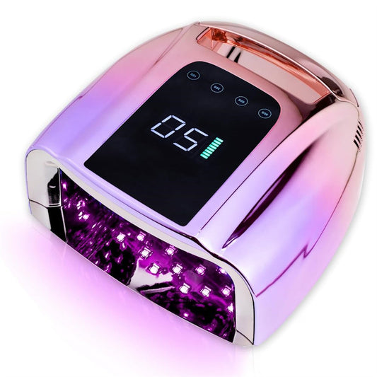 Beakey UV LED Nail Lamp Auto Sensor Gel Nail Dryer for Home Salon DIY Manicure-Purple