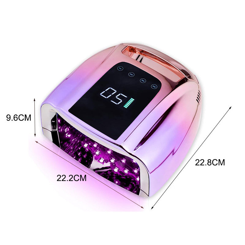 Beakey UV LED Nail Lamp Auto Sensor Gel Nail Dryer for Home Salon DIY Manicure-Purple