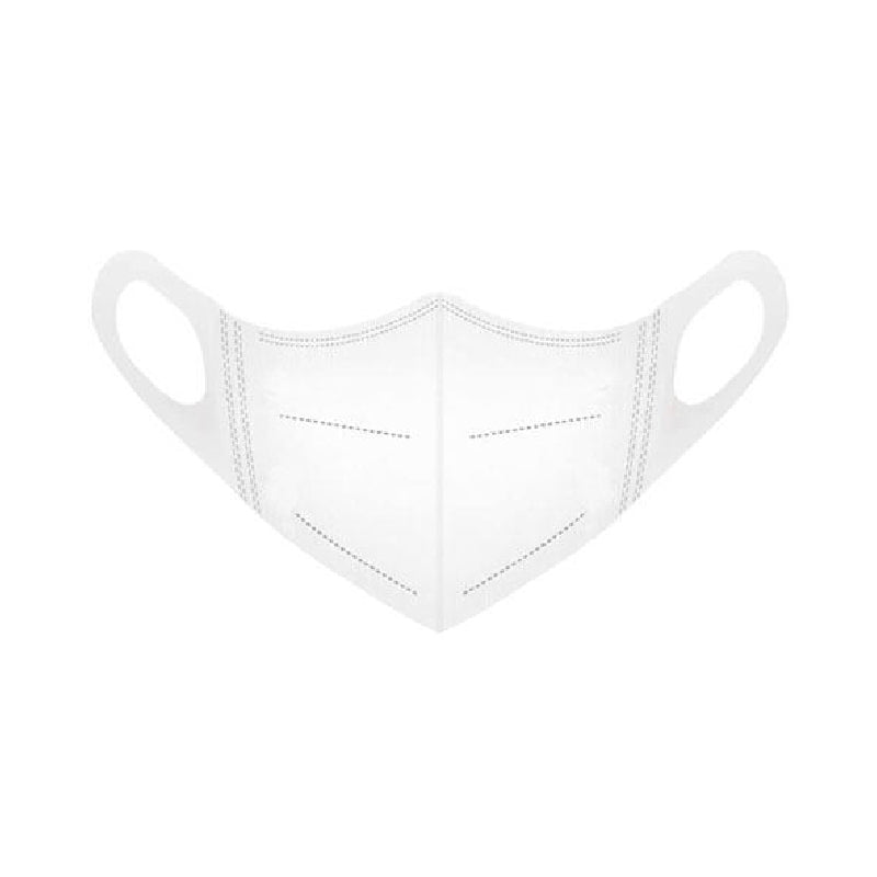 Beakey 3D Disposable Breathable Face Mask 50 Pcs for Adults-White