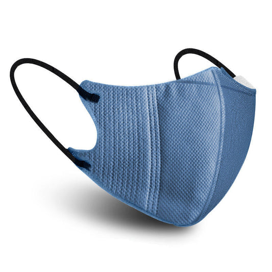 Beakey 3D Disposable Morandi Face Masks 50 Pcs for Party-Blue