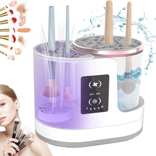 Beakey 3 IN 1 Electric Makeup Brush Cleaner and Dryer Machine Automatic Clean Tool for Brushes Set