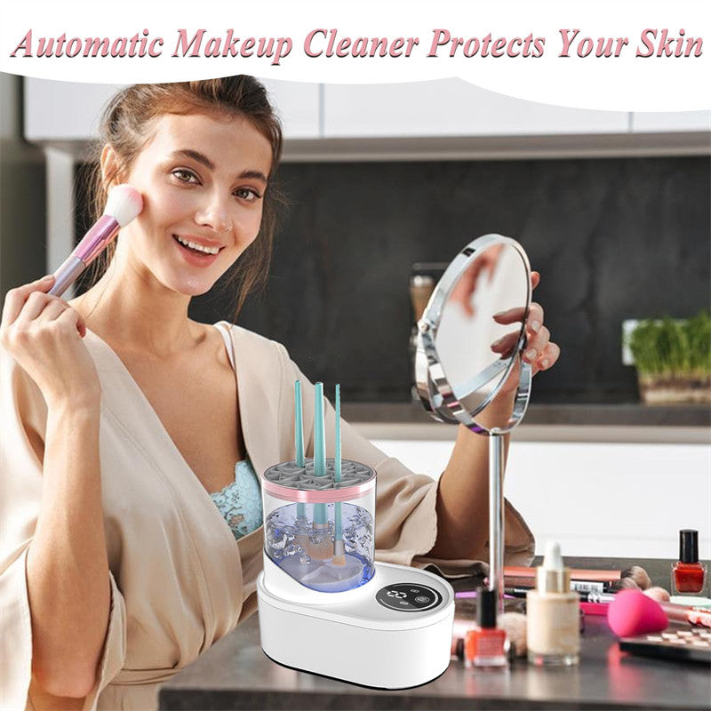Beakey Electric Makeup Brush Cleaner Machine Automatic Spinning Washing For All Size Brush