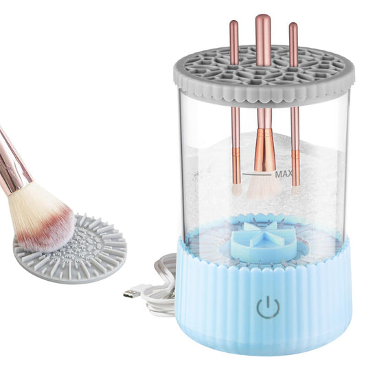 Beakey 2 IN 1 Electric Makeup Brush Cleaner Deep Cleaning All Types of Brushes for Makeup Lovers-Blue