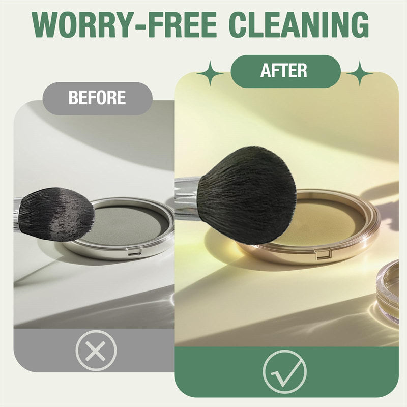 Beakey 3in1 Electric Makeup Brush Cleaner Spinning Washer Drying Sterilizing for Beauty Lovers-White