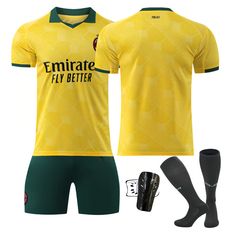 Beakey AC Milan Second Away Jersey Soccer Jersey Kits for Adult Kids