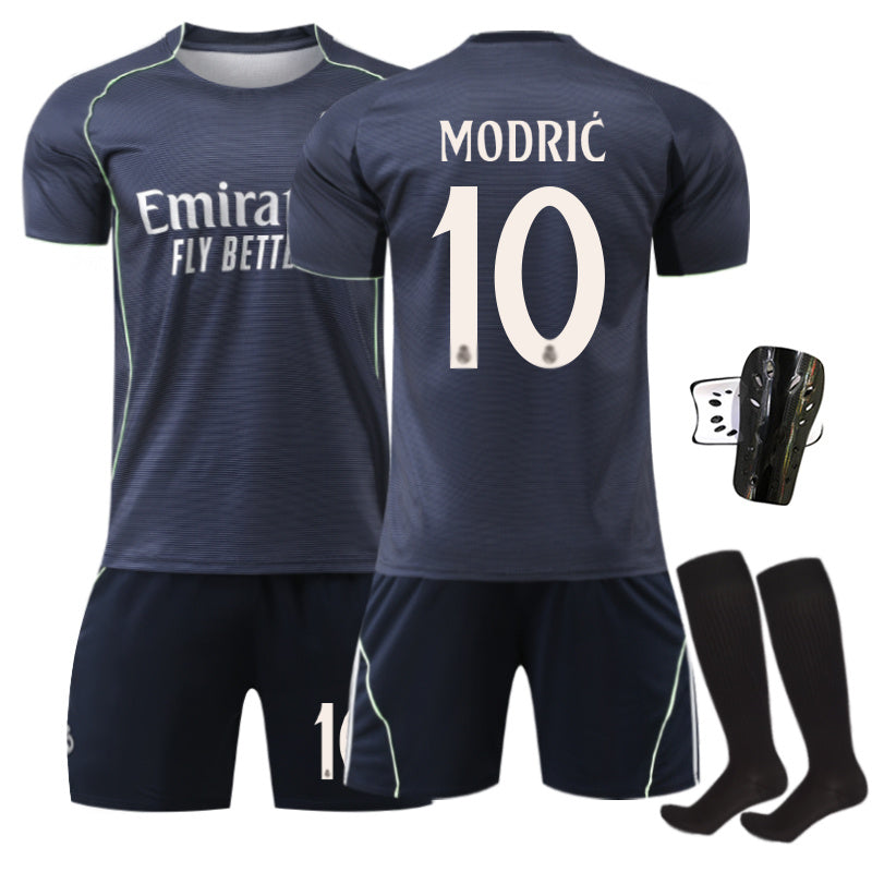 Beakey Real Madrid Special Edition Away Jersey MODRIC #10 Soccer Jersey Kids Adult 4Pcs Jersey Kits