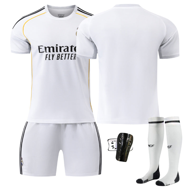 Beakey Real Madrid Special Edition Home Jersey Soccer Jersey Kids Adult 4Pcs Jersey Kits