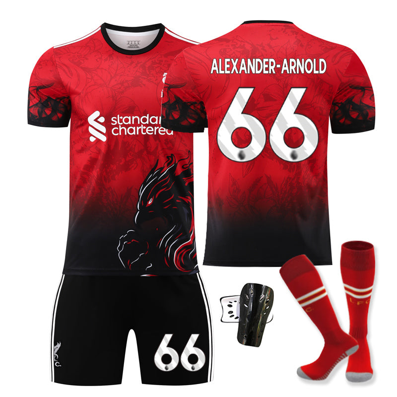 Beakey Liverpool Red Bird Special Edition Jersey ALEXANDER ARNOLD #66 Soccer Jersey Kids Adult 4Pcs Jersey Kits