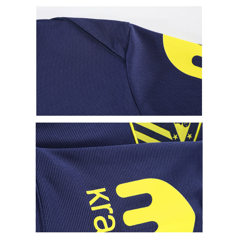 Beakey Atletico Madrid Away Jersey GRIEZMANN #7 Soccer Jersey Kids Adult 4Pcs Jersey Kits