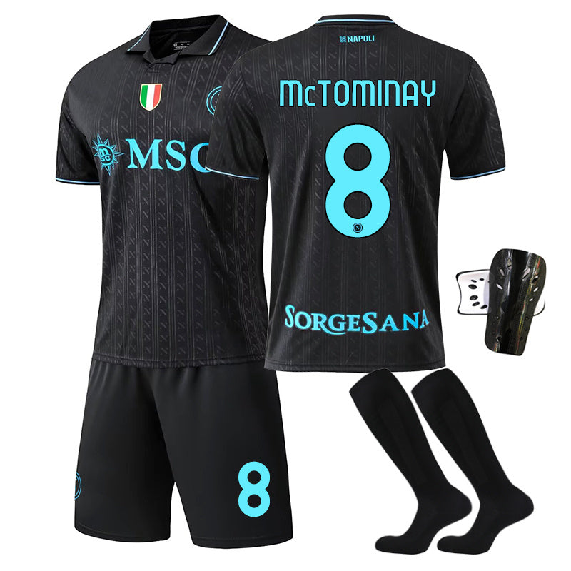 Beakey Naples Second Away Jersey MCTOMINAY #8 Soccer Jersey Kids Adult 4Pcs Jersey Kits