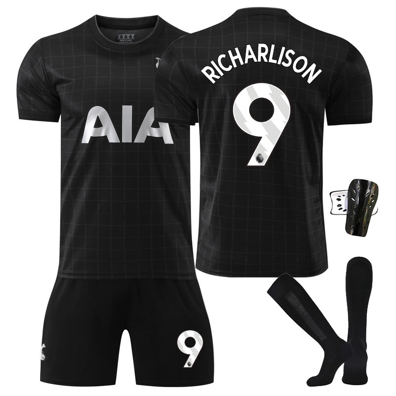 Beakey Hotspur Away Jersey RICHARLISON #9 Soccer Jersey Kids Adult 4Pcs Jersey Kits