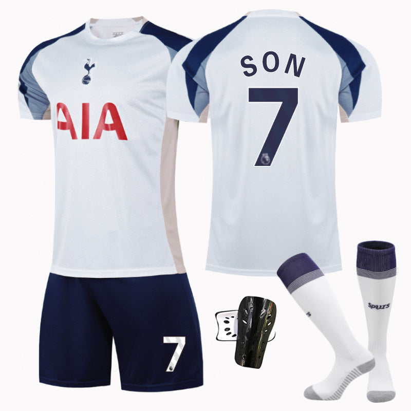 Beakey Hotspur Home Jersey SON #7 Soccer Jersey Kids Adult 4Pcs Jersey Kits