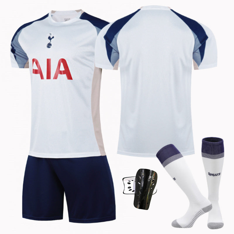Beakey Hotspur Home Jersey Soccer Jersey Kids Adult 4Pcs Jersey Kits