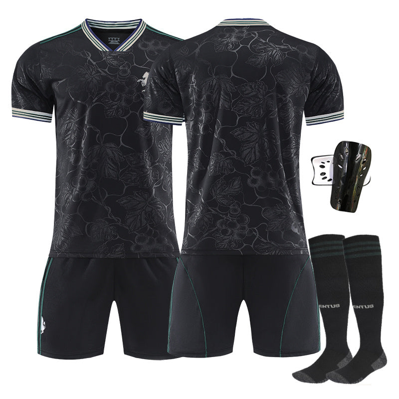 Beakey Juventus Second Away Jersey Soccer Jersey Kids Adult 4Pcs Jersey Kits