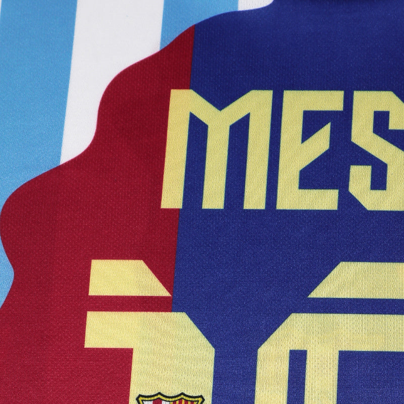 Beakey Messi Commemorative Edition Jersey Soccer Jersey Kids Adult 4Pcs Jersey Kits