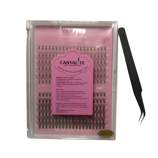 Beakey 240Pcs Eyelash Clusters 10-14mm Mix Lengths False Eyelashes-10D20D